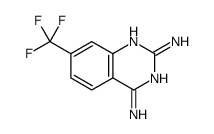 7-Trifluoromethyl-quinazoline-2,4-diamine structure