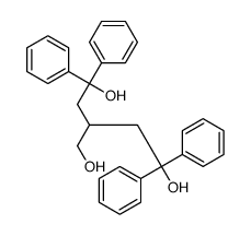 3-(hydroxymethyl)-1,1,5,5-tetraphenylpentane-1,5-diol结构式