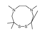 3,3,5,8,10,10-hexamethyl-1,2,5,8-dithiadiazecane结构式