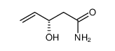 3(S)-hydroxy-4-pentenamide Structure