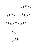 N-methyl-2-[2-(2-phenylethenyl)phenyl]ethanamine Structure