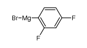 2,4-Difluorophenylmagnesium bromide结构式