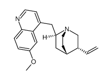 (8alpha)-6'-methoxycinchonan structure