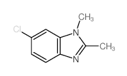 1H-Benzimidazole,6-chloro-1,2-dimethyl- Structure