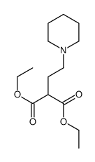 diethyl 2-(2-piperidin-1-ylethyl)propanedioate Structure