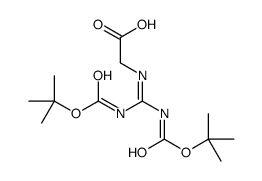 1,3-DI-BOC-2-(CARBOXYMETHYL)GUANIDINE Structure