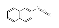 Naphthalene,2-isothiocyanato-结构式