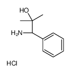 (S)-1-氨基-2-甲基-1-苯基丙-2-醇盐酸盐结构式