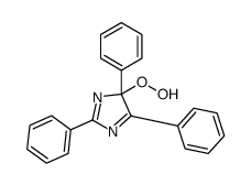 4-hydroperoxy-2,4,5-triphenylimidazole Structure