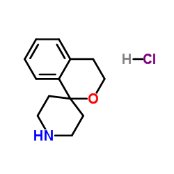 螺[3,4-二氢-1H-2-苯并吡喃-1,4'-哌啶]盐酸盐结构式