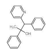 1,2-diphenyl-1-pyridin-2-yl-propan-2-ol结构式