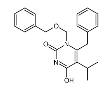 6-benzyl-1-(benzyloxymethyl)-5-isopropyluracil结构式