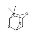 9,9-Dimethyl-2,4,6,8-tetrathiaadamantane结构式