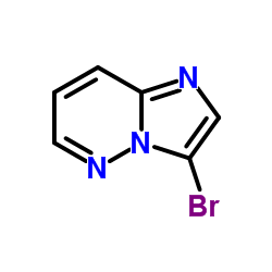 3-溴咪唑并[1,2-B]哒嗪结构式