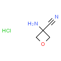 3-aminooxetane-3-carbonitrile hydrochloride Structure
