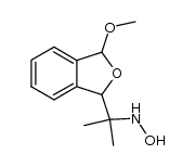 N-[1-(3-Methoxy-1,3-dihydroisobenzofuran-1-yl)-1-methyl-ethyl]-hydroxylamine结构式