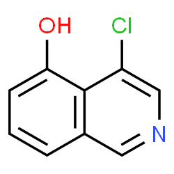 4-氯异喹啉-5-醇结构式