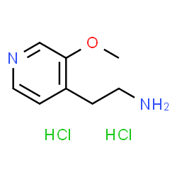 2-(3-甲氧基吡啶-4-基)乙胺二盐酸盐结构式