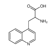 2-氨基-3-喹啉-4-基-丙酸结构式