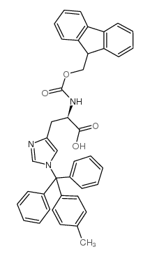 N-(9-芴甲氧羰基)-N'-(4-甲基三苯甲基)-D-组氨酸图片
