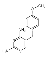 5-(4-甲氧基苄基)-2,4-氨基嘧啶结构式