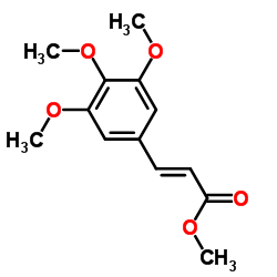 Methyl trans-3-(3,4,5-trimethoxyphenyl)acrylate Structure