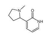 3-(1-methyl-2-pyrrolidinyl)-2(1H)-pyridone Structure