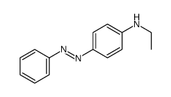 N-ETHYL-4-AMINOAZOBENZENE Structure