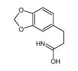 3-(1,3-benzodioxol-5-yl)propanamide结构式