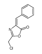 4-benzylidene-2-chloromethyl-4H-oxazol-5-one结构式