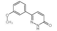 6-(4-甲氧苯基)哒嗪-3(2H)-酮结构式