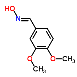 3,4-二甲氧基苯甲醛肟结构式