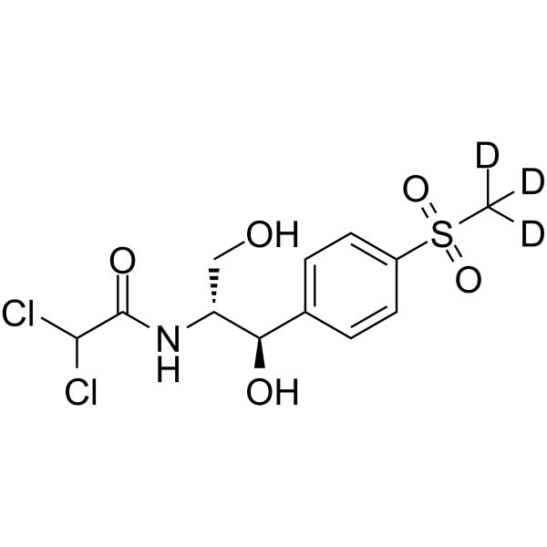 Thiamphenicol-d3结构式