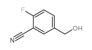 2-Fluoro-5-(hydroxymethyl)benzonitrile Structure