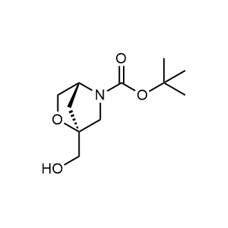 Tert-butyl (1S,4R)-1-(hydroxymethyl)-2-oxa-5-azabicyclo[2.2.1]Heptane-5-carboxylate Structure