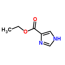 咪唑-4-甲酸乙酯结构式