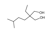 2-ethyl-2-(3-methyl-butyl)-propane-1,3-diol结构式