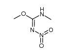 O-甲基-N-硝基-N-甲基异脲(2,3-二甲基-1-硝基异脲)结构式