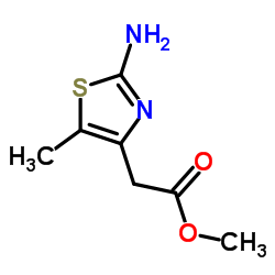 2-(2-氨基-5-甲基-4-噻唑基)乙酸甲酯图片