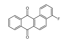 4-fluorobenzo[a]anthracene-7,12-dione结构式