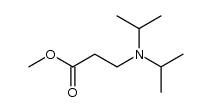 methyl (3-diisopropylamino)-propionate Structure