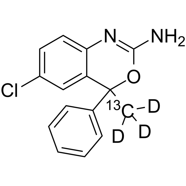 N-Desethyl etifoxine--13C,d3结构式