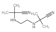 Propanenitrile,2,2'-(1,2-ethanediyldiimino)bis[2-methyl- (9CI)结构式