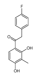 1-(2,4-dihydroxy-3-methylphenyl)-2-(4-fluorophenyl)ethan-1-one Structure