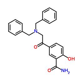 5-(N,N-二苄基氨基乙酰)水杨酰胺结构式