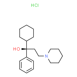 (R)-1-Cyclohexyl-1-phenyl-3-(piperidin-1-yl)-propan-1-ol Structure