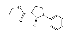 2-氧代-3-苯基环戊烷甲酸乙酯结构式