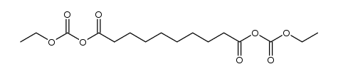 Sebacinsaeure-bis-[aethoxycarbonyl]-ester Structure