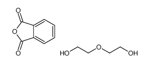 2-benzofuran-1,3-dione,2-(2-hydroxyethoxy)ethanol structure