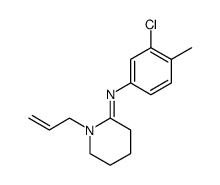 [1-Allyl-piperidin-(2E)-ylidene]-(3-chloro-4-methyl-phenyl)-amine Structure